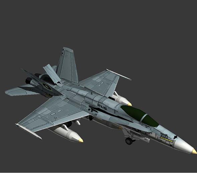 达州3D f18舰载战斗机 (2)